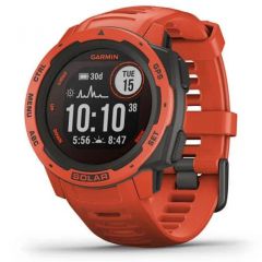 010-02293-20 | Garmin Instinct Solar Flame Red 45 mm watch | Buy Now