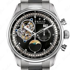 ZENITH EL PRIMERO  Grande Date Automatic Black Dial Stainless Steel 45 MM 03.2160.4047/21.M2160 image 1 of 2