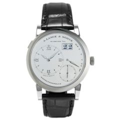 101.039F | A. Lange & Sohne Lange 1 white gold case and folding clasp watch. Buy Online