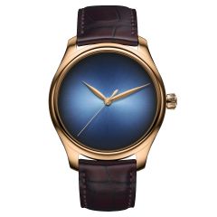 1200-0409 | H. Moser & Cie Endeavour Centre Seconds Concept Funky Blue Fume 40mm watch. Buy Online