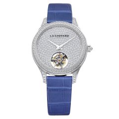 131981-9001 | Chopard L.U.C Flying T Twin Ladies Platinum 35 mm watch. Buy Online