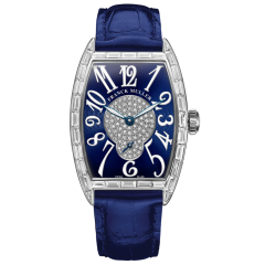 1750 S6 BAG 2P PT BL BL | Franck Muller Cintree Curvex Diamonds 25.1 x 35.1 mm watch | Buy Now