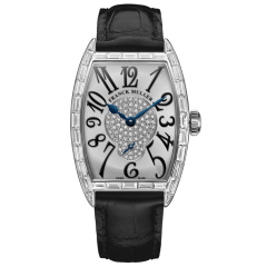 1750 S6 BAG 2P PT WH BLK | Franck Muller Cintree Curvex Diamonds 25.1 x 35.1 mm watch | Buy Now
