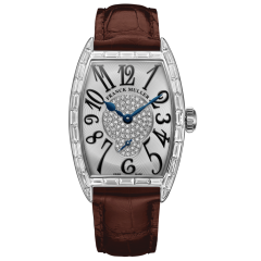 1750 S6 BAG 2P PT WH BRN | Franck Muller Cintree Curvex Diamonds 25.1 x 35.1 mm watch | Buy Now