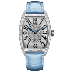 1750 S6 BAG 2P PT WH SBL | Franck Muller Cintree Curvex Diamonds 25.1 x 35.1 mm watch | Buy Now