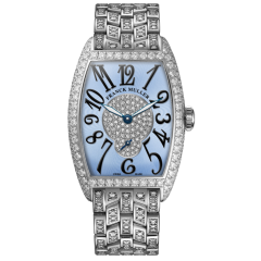 1750 S6 D 2P B PT LBL BR | Franck Muller Cintree Curvex Diamonds 25.1 x 35.1 mm watch | Buy Now