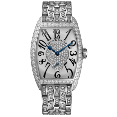 1750 S6 D 2P F OG WH BR | Franck Muller Cintree Curvex Diamonds 25.1 x 35.1 mm watch | Buy Now