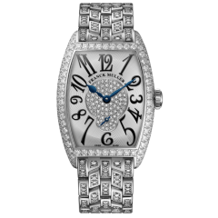 1750 S6 D 2P F PT WH BR | Franck Muller Cintree Curvex Diamonds 25.1 x 35.1 mm watch | Buy Now