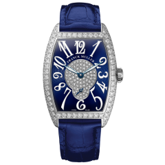 1750 S6 D 2P PT WH LGR | Franck Muller Cintree Curvex Diamonds 25.1 x 35.1 mm watch | Buy Now