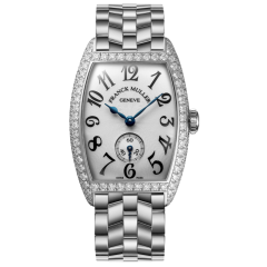 1750 S6 D O PT WH BR | Franck Muller Cintree Curvex Diamonds 25.1 x 35.1 mm watch | Buy Now