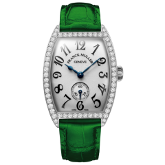 1750 S6 DP OG WH DGRN | Franck Muller Cintree Curvex Diamonds 25.1 x 35.1 mm watch | Buy Now