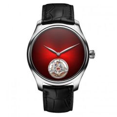 1804-0209 | H. Moser & Cie Endeavour Tourbillon Concept Red Fume 42 mm watch. Buy Online