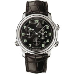 2041-1130M-53B | Blancpain Leman Reveil GMT 40 mm watch | Buy Now