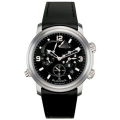 2041-1230-64B | Blancpain Leman Reveil GMT Alarm 40 mm watch | Buy Now