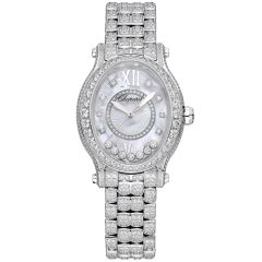 275372-1002 | Chopard Happy Sport White Gold Diamonds Automatic 29 x 31 mm watch. Buy Online