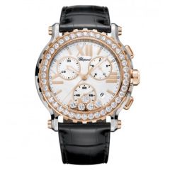 288506-6001 | Chopard Happy Sport 42 mm Chrono watch. Buy Online