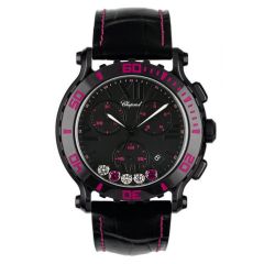 288515-9013 | Chopard Happy Sport Chrono Mystery Pink 42 mm watch. Buy Online