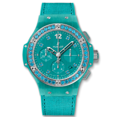 341.XL.2770.NR.1237 | Hublot Big Bang Turquoise Linen 41 mm watch. Buy Online