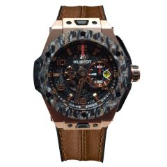 401.OJ.0123.VR | Hublot Big Bang Ferrari King Gold Carbon 45 mm watch. Buy Online