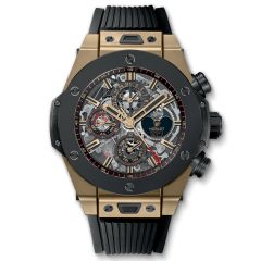 406.MC.0138.RX | Hublot Big Bang Unico Perpetual Calendar Magic Gold Ceramic 45 mm watch. Buy Online