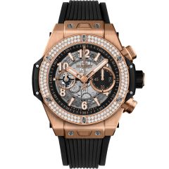 421.OX.1180.RX.1104 | Hublot Big Bang Unico King Gold Diamonds 44 mm watch. Buy Online