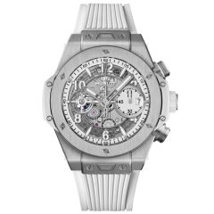 441.NE.2011.RW | Hublot Big Bang Unico Titanium White 42 mm watch. Buy Online