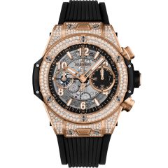 441.OX.1181.RX.1704 | Hublot Big Bang Unico King Gold Pave 42 mm watch. Buy Online
