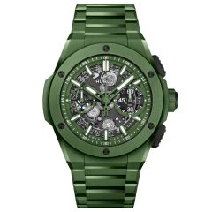 451.GX.5220.GX | Hublot Big Bang Integrated Green Ceramic 42 mm watch. Buy Online