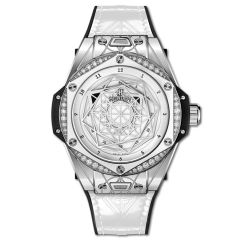 465.SS.2027.VR.1204.MXM19 | Hublot Big Bang One Click Sang Bleu Steel White Diamonds 39 mm watch. Buy Online