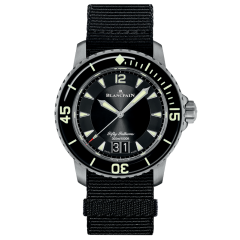5050-12B30-NABA | Blancpain Fifty Fathoms Automatique Grande Date 45 mm watch | Buy Online