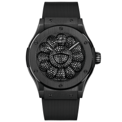 507.CX.9000.RX.TAK21 | Hublot Classic Fusion Takashi Murakami All Black 45 mm watch. Buy Online