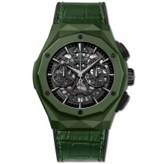 525.GX.0179.LR.ORL19 | Hublot Classic Fusion Aerofusion Chronograph Orlinski Green Ceramic 45 mm watch. Buy Online