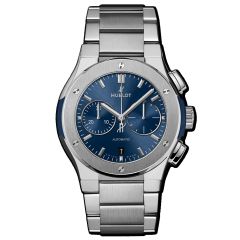 540.NX.7170.NX | Hublot Classic Fusion Chronograph Titanium Blue Bracelet 42 mm watch. Buy Online