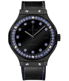 565.CX.1210.VR.1201 | Hublot Classic Fusion Shiny Ceramic Blue Sapphires watch. Buy Online