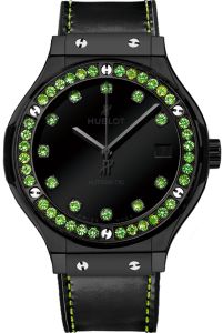 565.CX.1210.VR.1222 | Hublot Classic Fusion Shiny Ceramic Green Tsavorit 38 mm watch. Buy Online