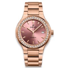 568.OX.891P.OX.1204 | Hublot Classic Fusion King Gold Pink Bracelet 38mm watch. Buy Online