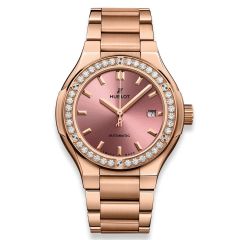 585.OX.891P.OX.1204 | Hublot Classic Fusion King Gold Pink Bracelet 33mm watch. Buy Online