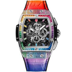 641.NX.0117.LR.0999 | Hublot Spirit Of Big Bang Titanium Rainbow 42 mm watch. Buy Online