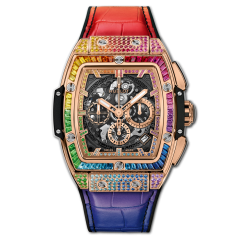 Hublot Spirit Of Big Bang King Gold Rainbow 42mm 641.OX.0110.LR.0999