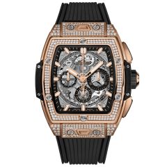 642.OX.0180.RX.1704 | Hublot Spirit of Big Bang King Gold Pave 42 mm watch. Buy Online