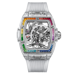 645.JX.5120.RT.4099 | Hublot Spirit of Big Bang Tourbillon Sapphire Rainbow 42 mm watch. Buy Online