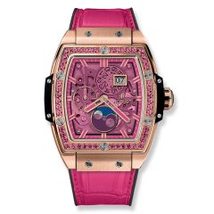 647.OX.7381.LR.1233 | Hublot Spirit Of Big Bang Moonphase King Gold Pink 42 mm watch. Buy Online