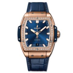 Hublot Spirit Of Big Bang King Gold Blue Diamonds 39 mm 665.OX.7180.LR.1204