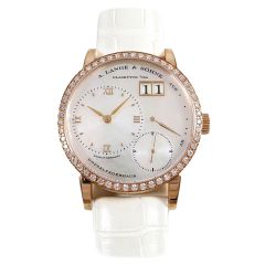 813.047F | A. Lange & Sohne Kleine Lange 1 Soiree pink gold case and folding clasp watch. Buy Online