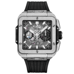 821.NX.0170.RX | Hublot Square Bang Unico Titanium 42 mm watch. Buy Online