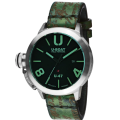 8755 | U-Boat Classico U-47 Green Automatic Limited Edition 47 mm watch | Buy Now