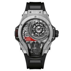 909.NX.1120.RX | Hublot MP MP-09 Tourbillon Bi-Axis Titanium 49 mm watch. Buy Online