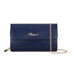 95000-0851 | Chopard Tokyo Shoulder Bag Navy Blue Calfskin Leather. Buy Now