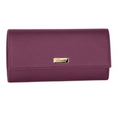 95015-0414 | Chopard Happy Continental Wallet Cerise Caviare Printed Calfskin Leather