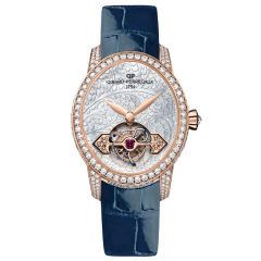 99490D52P706-CK6A | Girard-Perregaux Cat`s Eye Tourbillon With Gold Bridge 37 x 32  mm watch. Buy Online